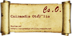 Csizmadia Otília névjegykártya